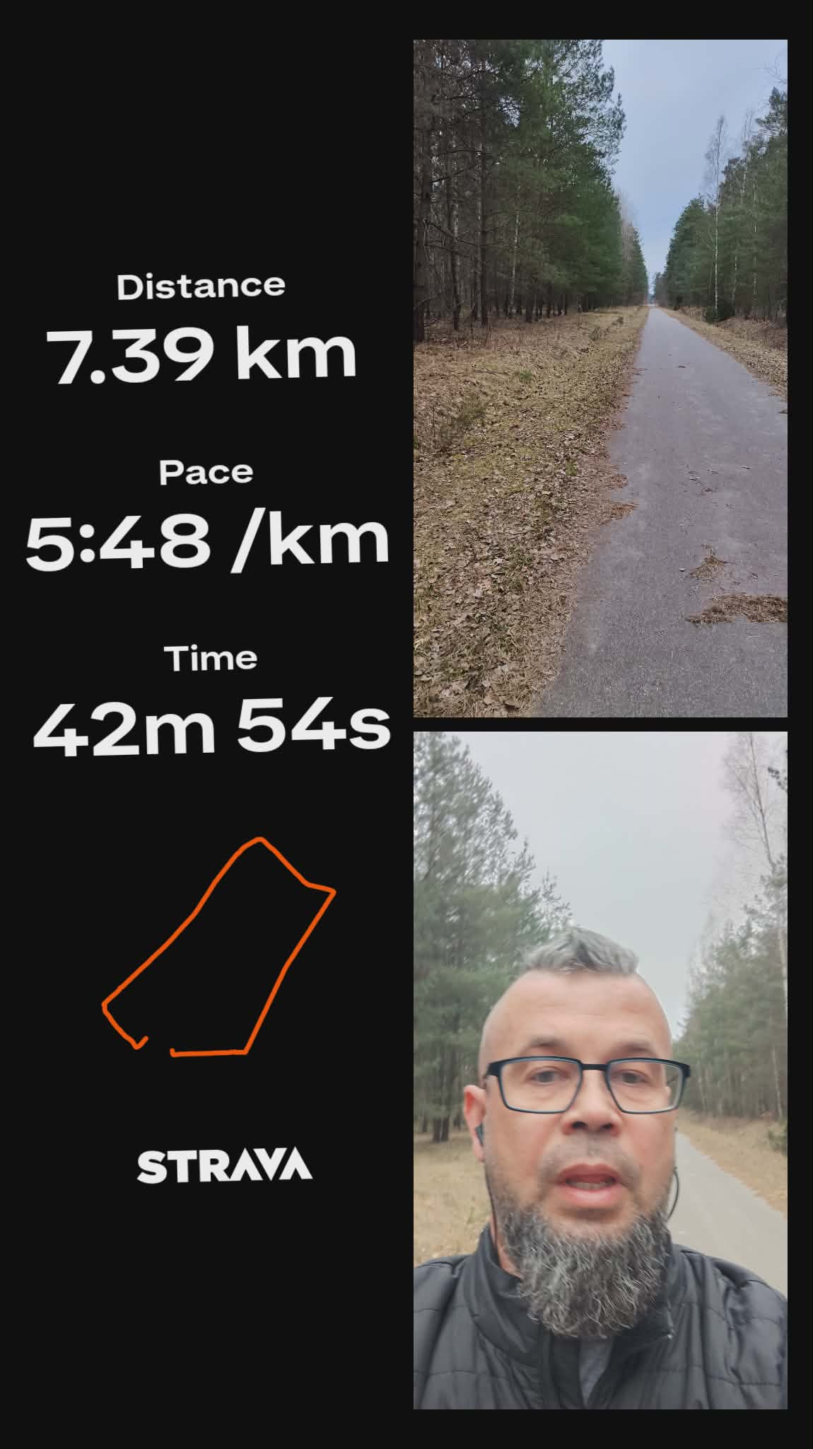 TRENING TERENOWY 7,40 km