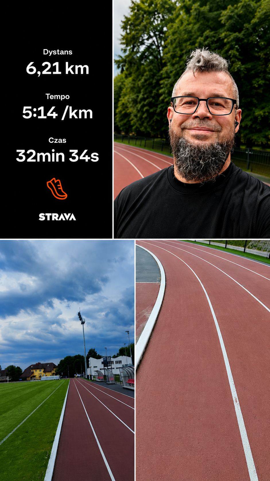 Trening na Stadionie w Szczytnie: Szybkie pobudzenie 6×200 m