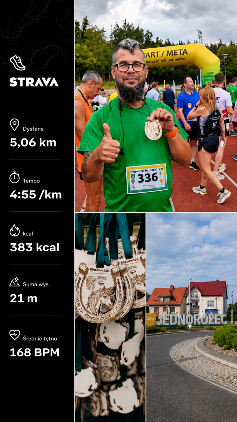 ULi Mazury podczas VIII Edycji Pogoni za Jednorożcem 2026, bieg na 5 km zakończony życiówką 24:55
