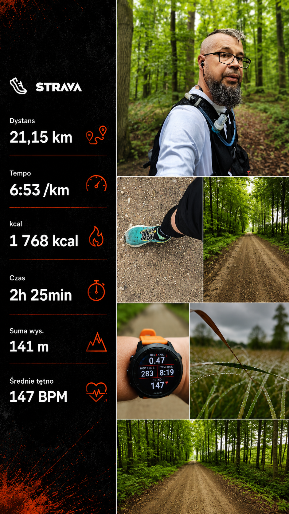 Półmaraton w lesie zamiast 18 km. Wielki test sprzętu przed Bison Ultra Trail