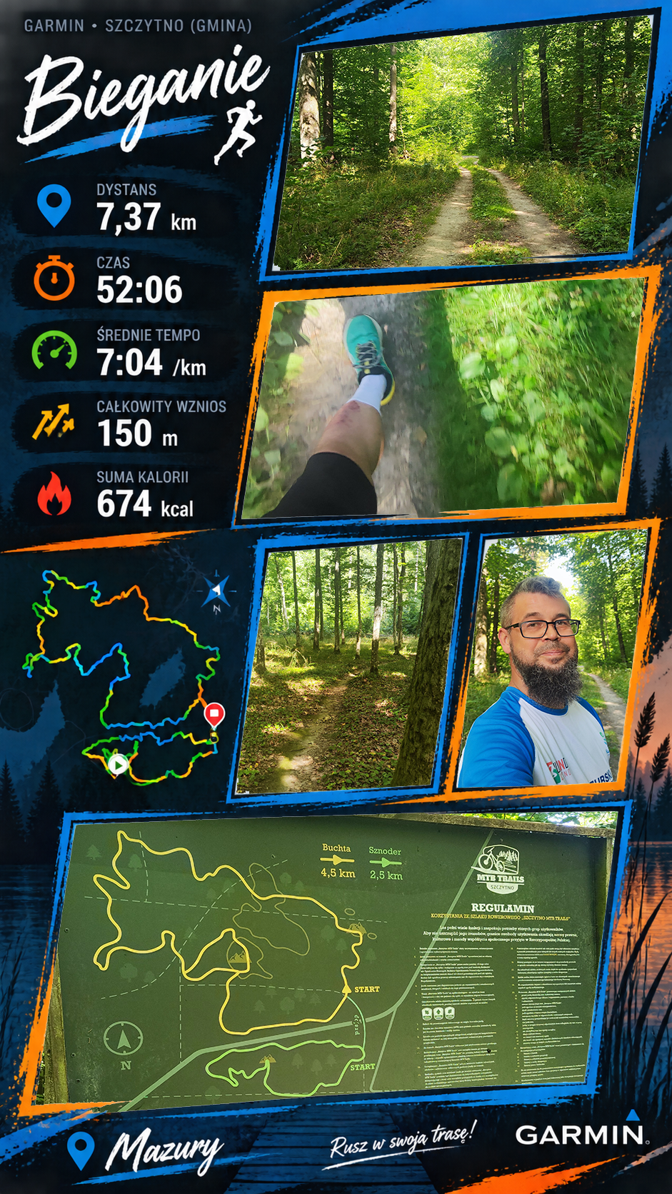 MTB Trails Szczytno – bieg po korzeniach i singlach