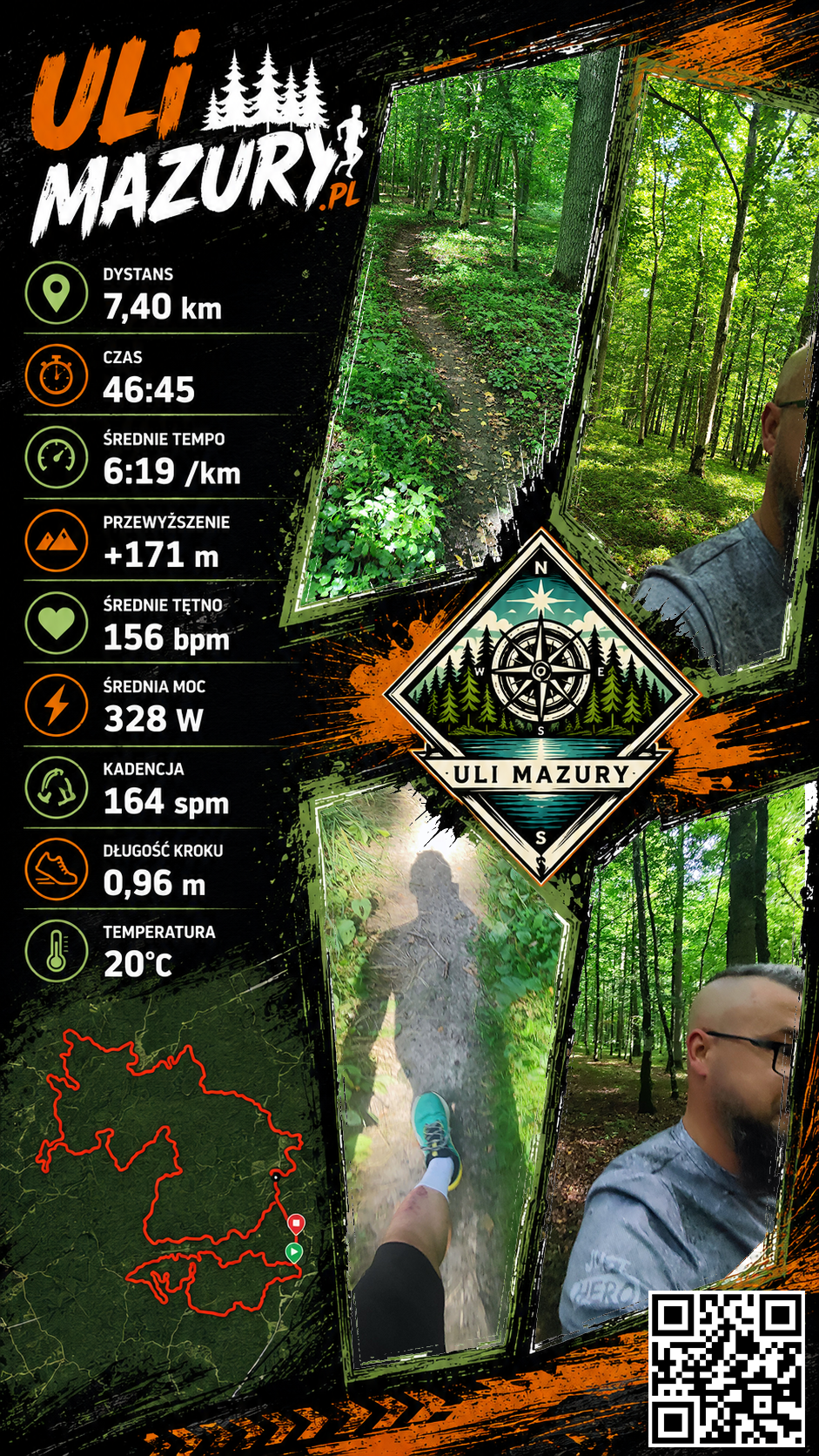 Bieg na MTB Trails Szczytno – trening przed Bisonem 18 km