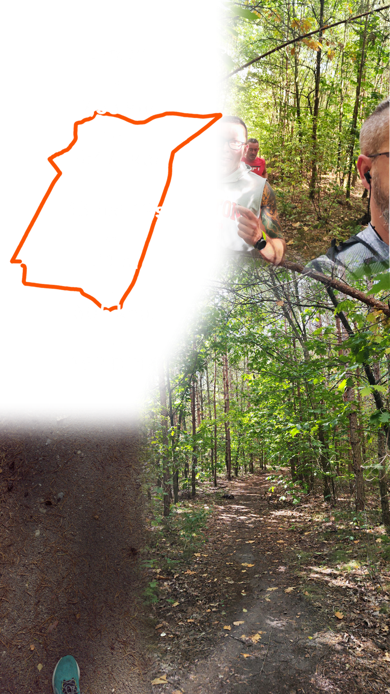 Ostatni mocniejszy trening przed Bison Trail 18 km. 4 × 5 minut tempa na zmiennych leśnych ścieżkach Szczytno–Babięta i „Rowerem po kolei”.